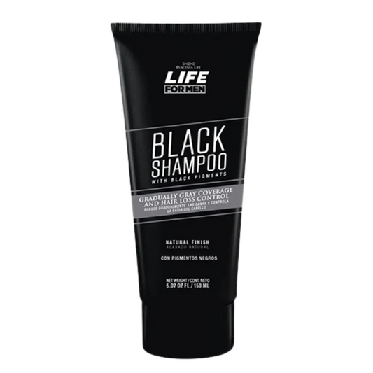 Black shampoo cubre canas