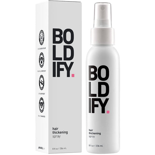 Boldify Aerosol para Volumen Instantaneo: Cabello Mas Grueso en 60 Segundos con Textura y Cuerpo