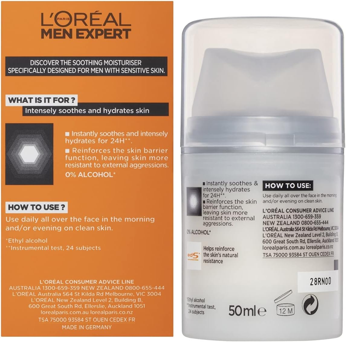 L'Oreal Paris Men Expert Hydra Sensitive Hidratante Facial