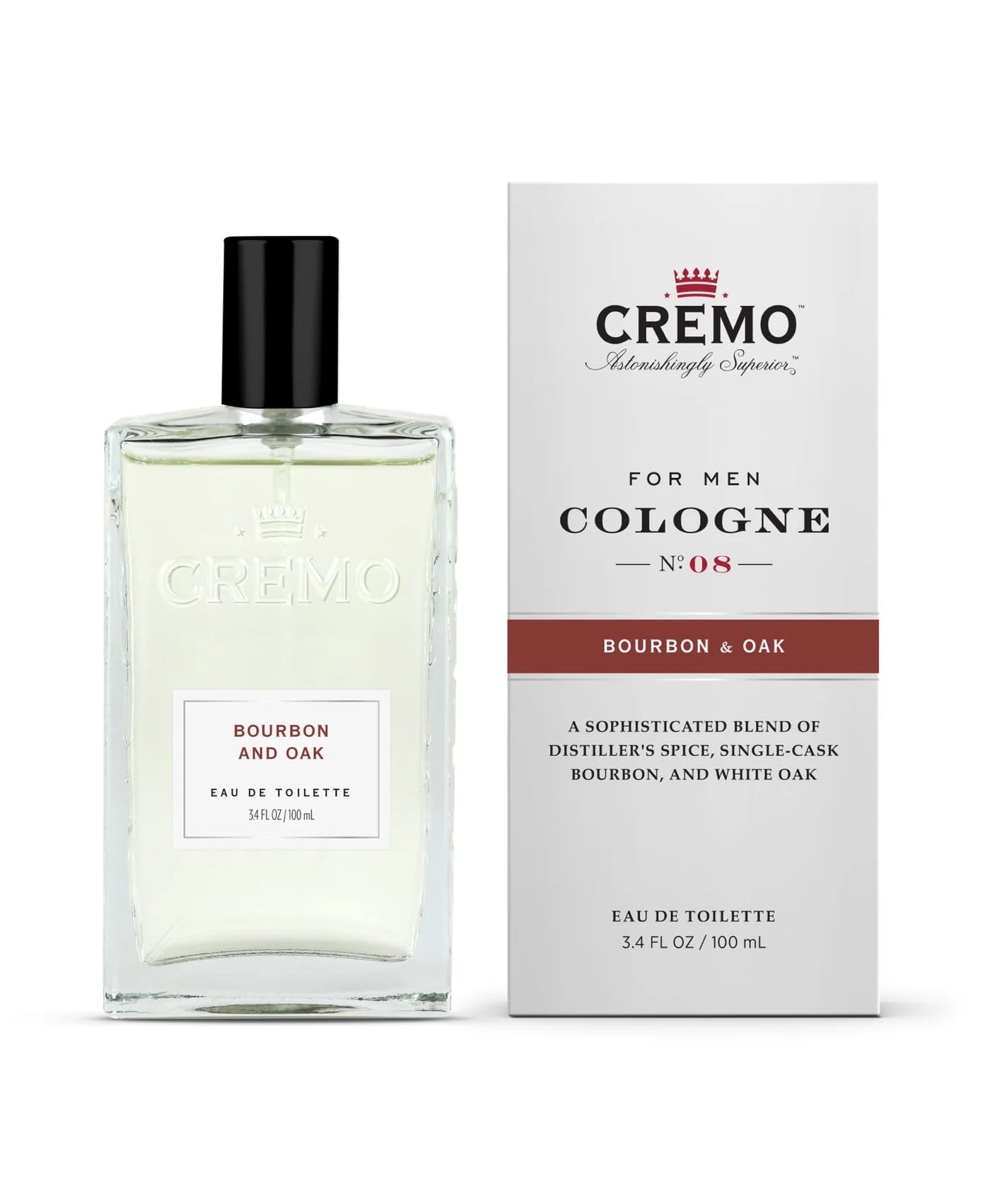 Cremo Colonia en Spray de Bourbon y Roble