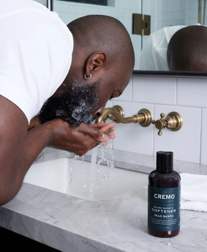 Cremo Shampoo y Acondicionador para Barba de Palo Santo (Colección de Reserva)
