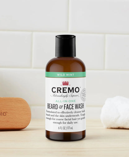 Cremo Limpiador de Cara y Barba Wild Mint