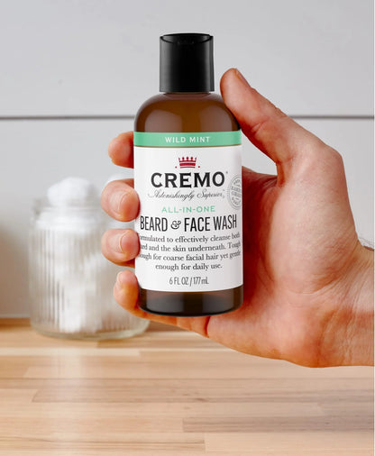 Cremo Limpiador de Cara y Barba Wild Mint