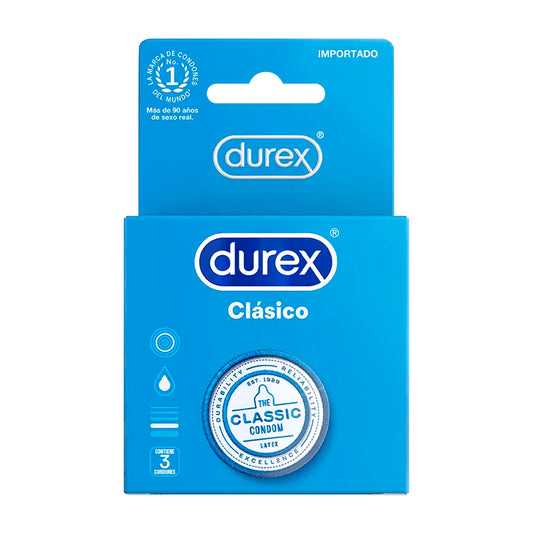 Durex Condon Clasico (3 unidades)