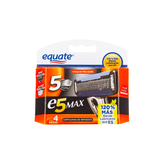 Equate Repuesto Rasuradora Equate E5 Max (4 Unidades)