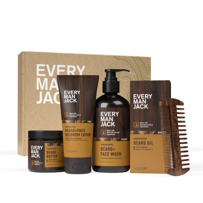 Every Man Jack - Kit para el Ciudado de la Barba - Sándalo