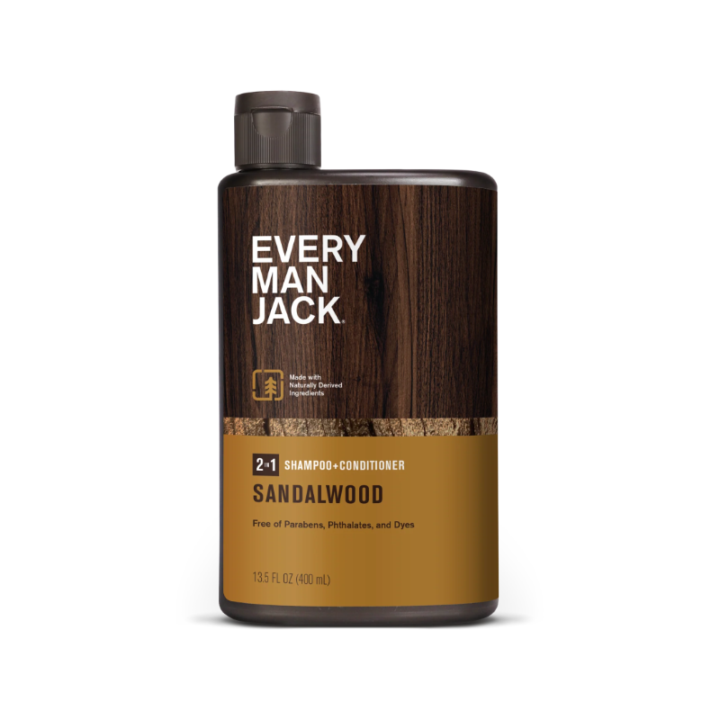 Every Man Jack Shampoo y Acondicionador Sandalo 2 en 1