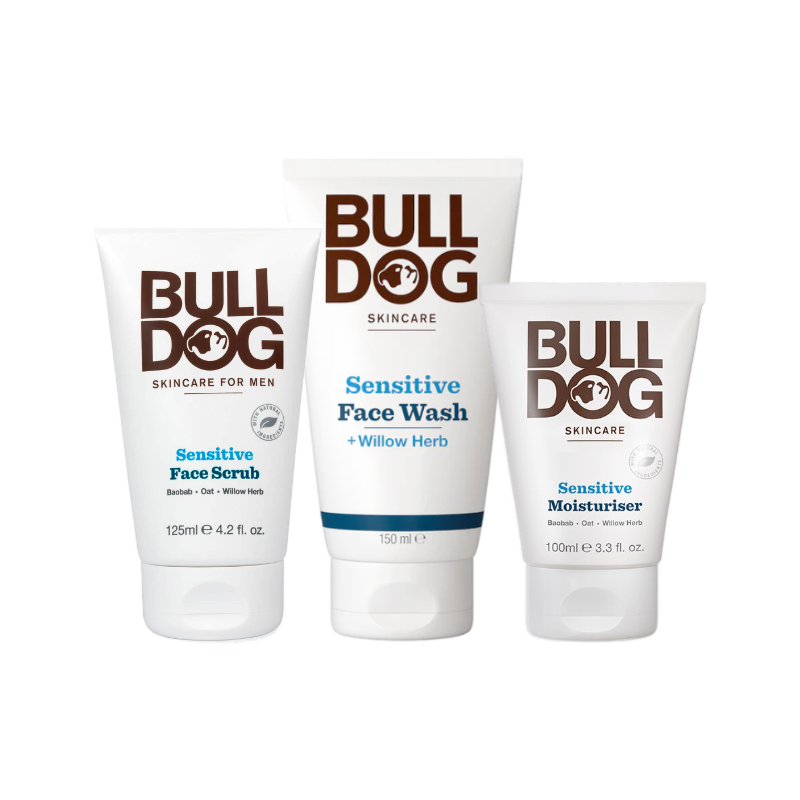 Bulldog Skincare for Men - KIT de Cuidado Facial Piel Sensible