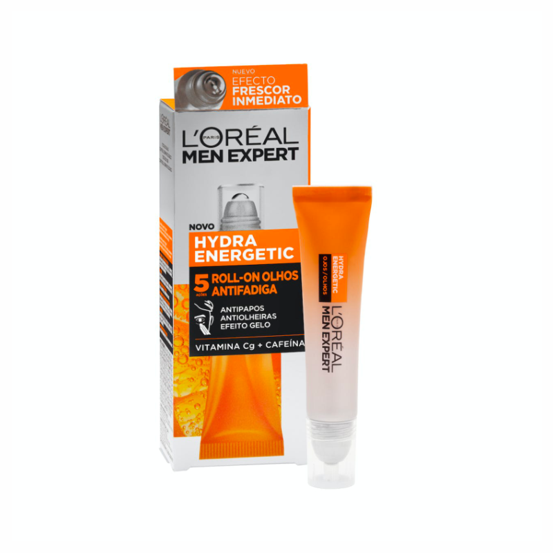 L'Oreal Men Expert Hydra Energetic Roll-On Contorno de Ojos Anti Edad