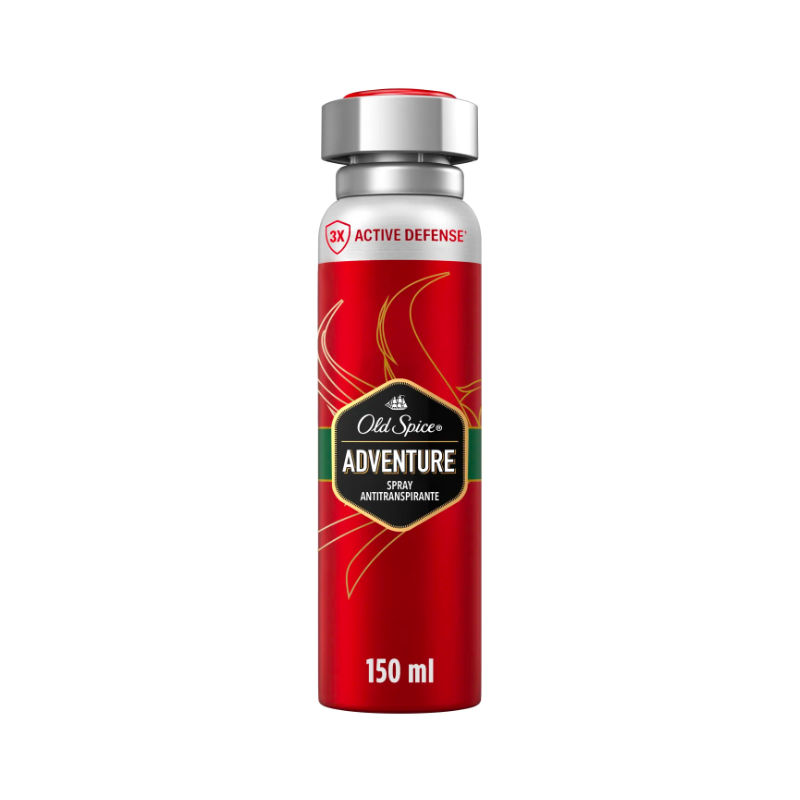 Old Spice Antitranspirante Adventure 3X Active Defense Aerosol