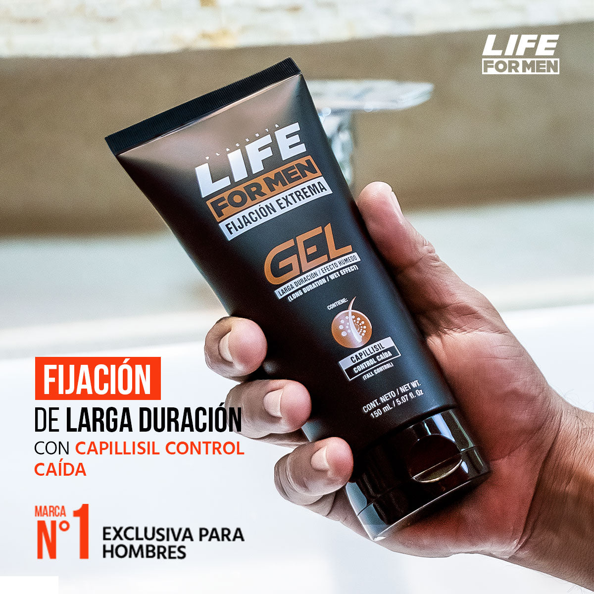 Life for Men Gel Fijacion Extrema