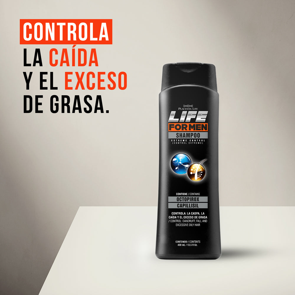 Life for Men Shampoo Control Caida Extremo