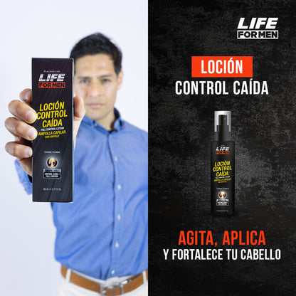 Life for Men Locion Control Caida
