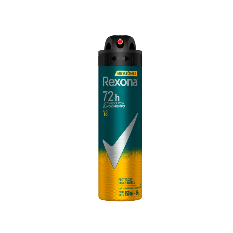 Rexona Antitranspirante V8 72 horas de Proteccion en Aerosol